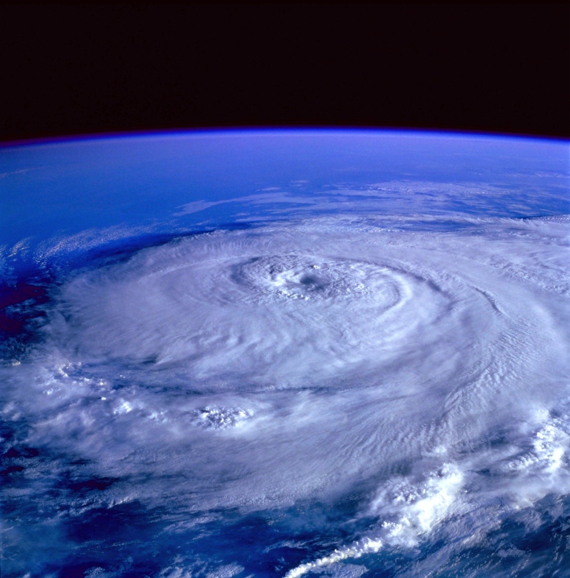 Image of hurricane from space