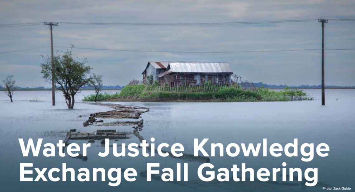 Water Justice Knowledge Exchange banner