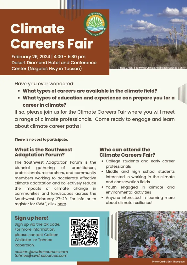 SWAF Careers Fair Flyer