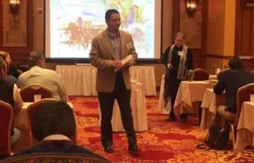 speaker speaking at an event